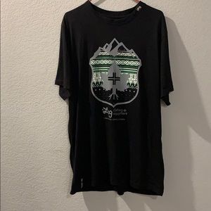 Lrg mens black tee